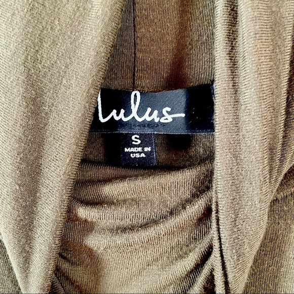 Lulu’s Olive Green Swing dress - Picture 4 of 4